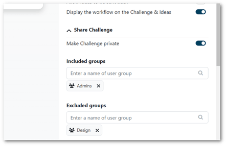 create private challenge